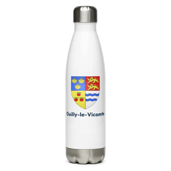 Gourde inox blason de Ouilly-le-Vicomte