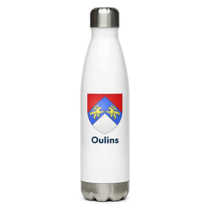 Gourde inox blason de Oulins