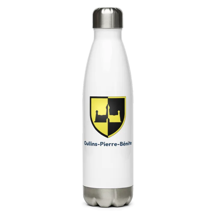 Gourde inox blason de Oullins-Pierre-Bénite