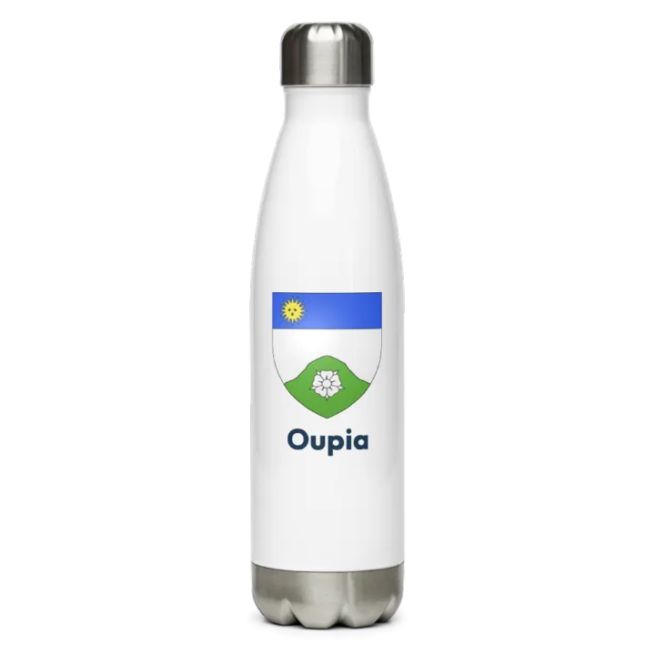 Gourde inox blason de Oupia