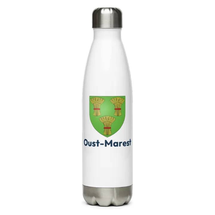 Gourde inox — blason d'Oust-Marest