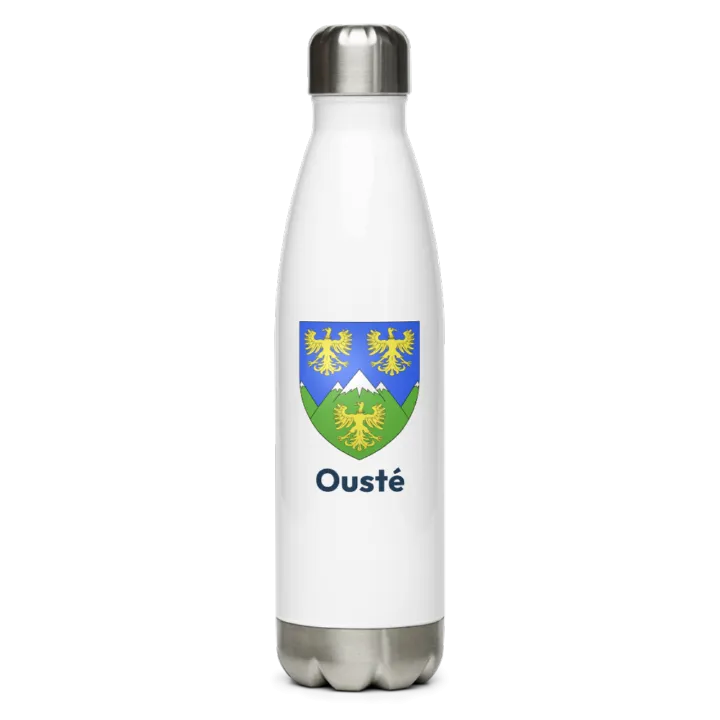 Gourde inox blason de Ousté