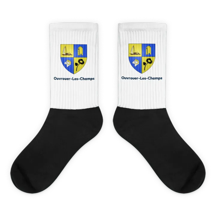 Chaussettes — blason d'Ouvrouer-les-Champs