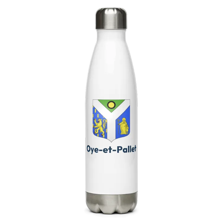Gourde inox — blason d'Oye-et-Pallet