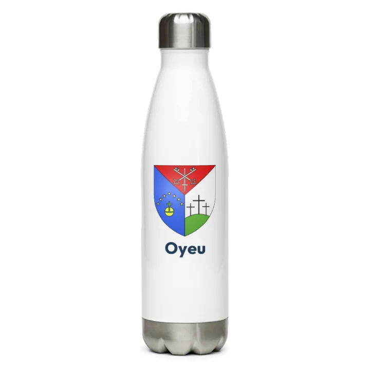 Gourde inox blason de Oyeu