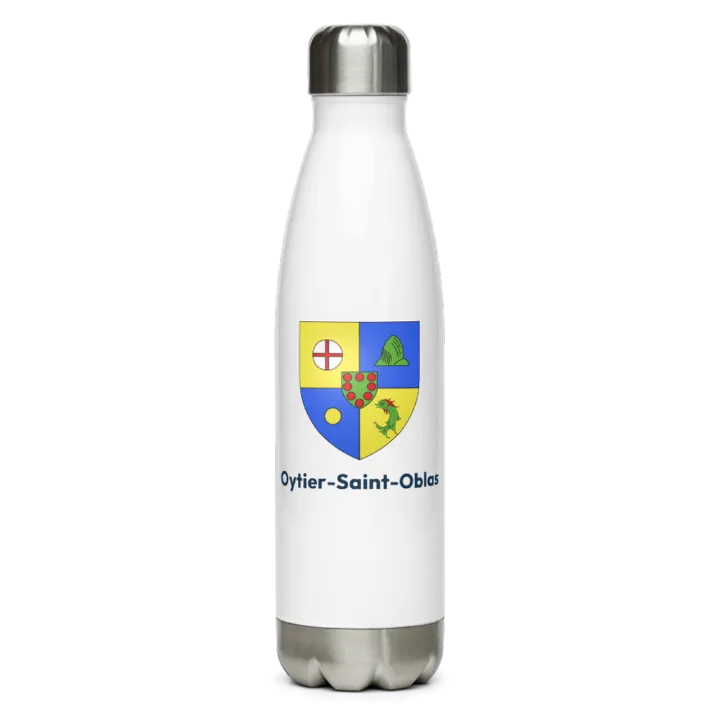 Gourde inox — blason d'Oytier-Saint-Oblas