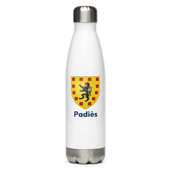 Gourde inox — blason de Padiès