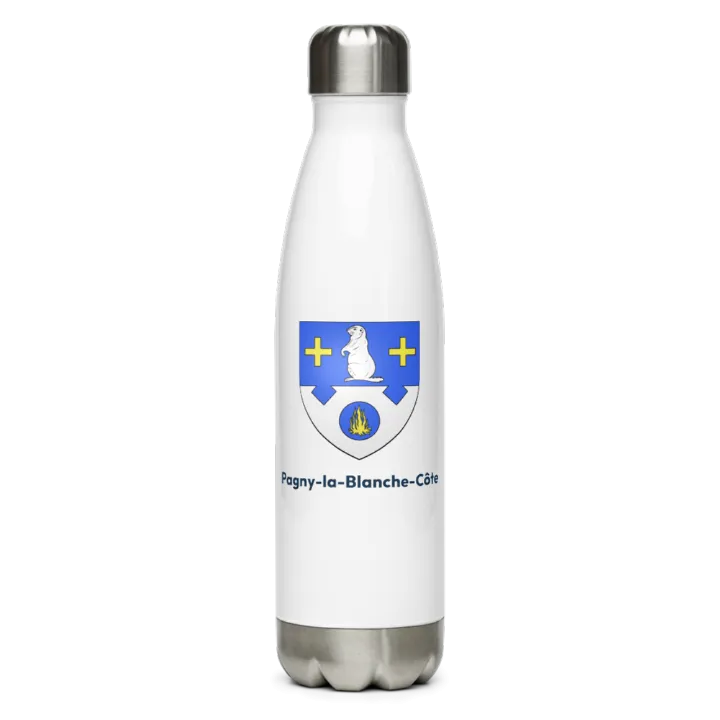 Gourde inox blason de Pagny-la-Blanche-Côte