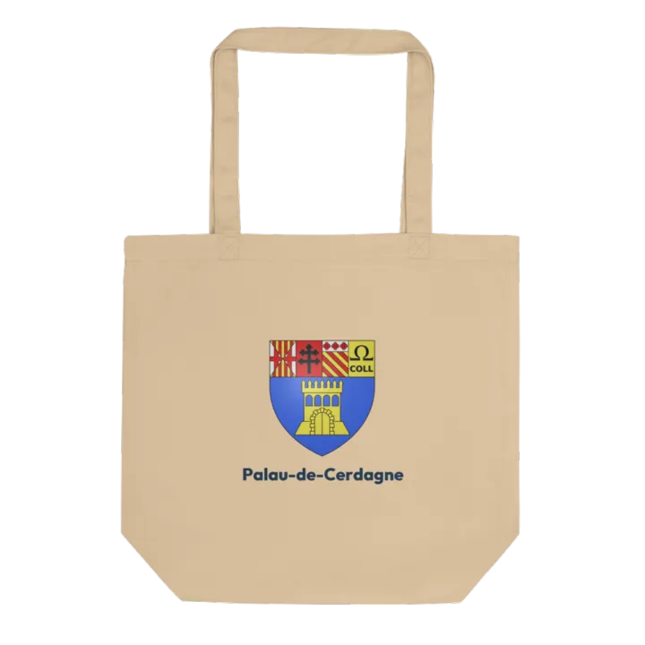 Tote bag coton bio — blason de Palau-de-Cerdagne