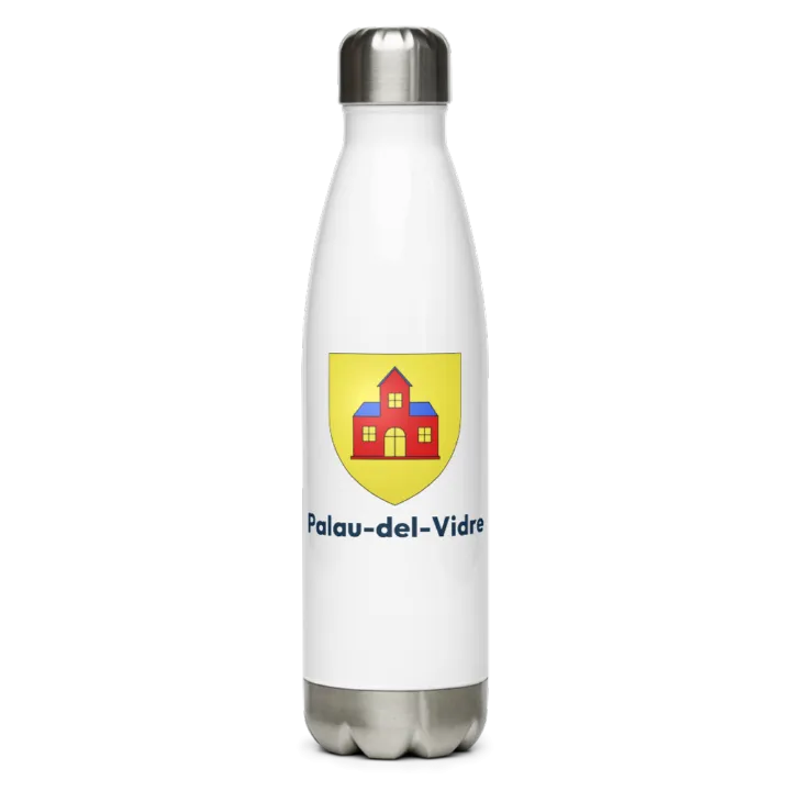 Gourde inox blason de Palau-del-Vidre