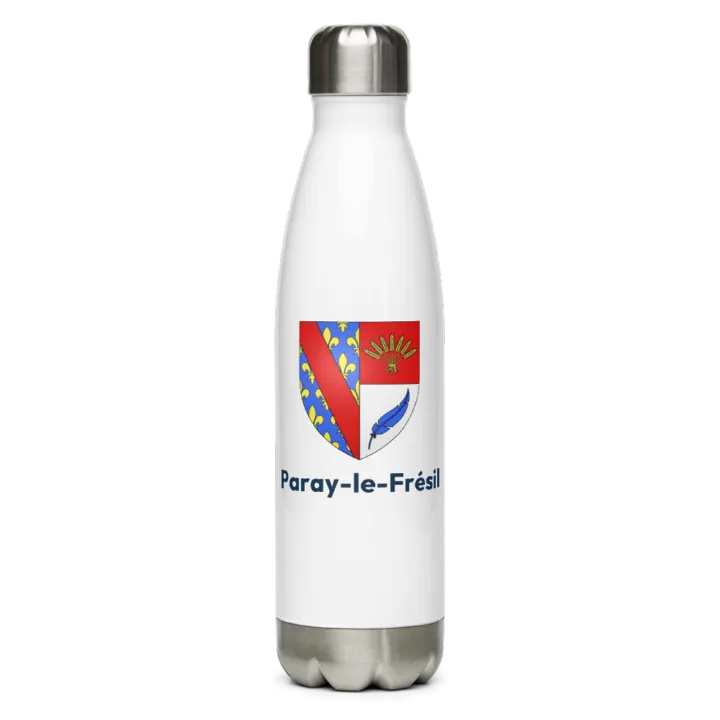 Gourde inox blason de Paray-le-Frésil