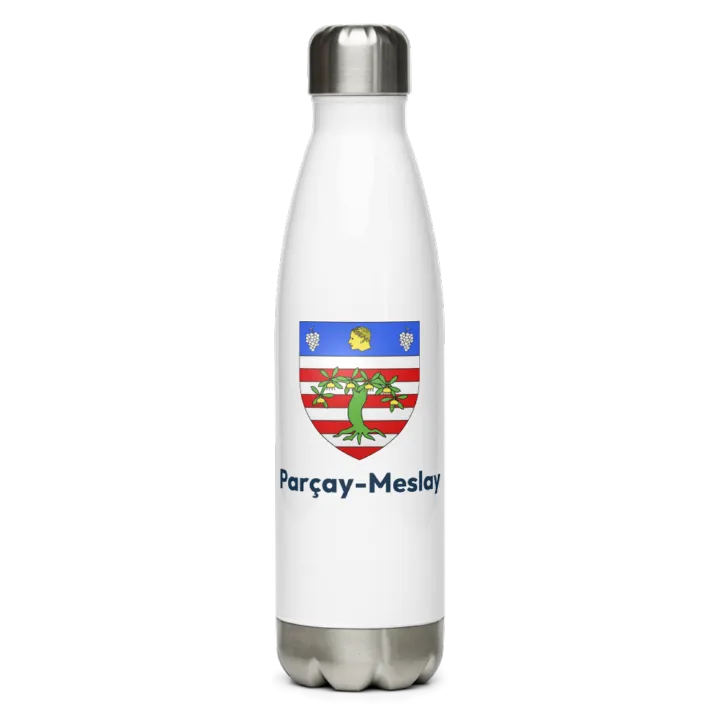 Gourde inox blason de Parçay-Meslay