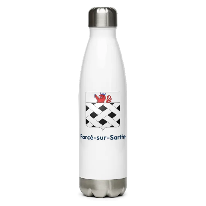 Gourde inox blason de Parcé-sur-Sarthe