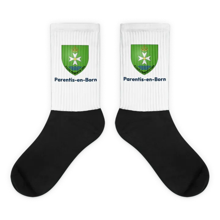 Chaussettes — blason de Parentis-en-Born