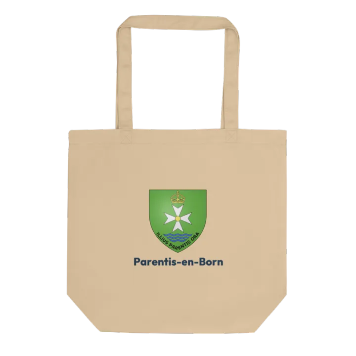 Tote bag coton bio — blason de Parentis-en-Born