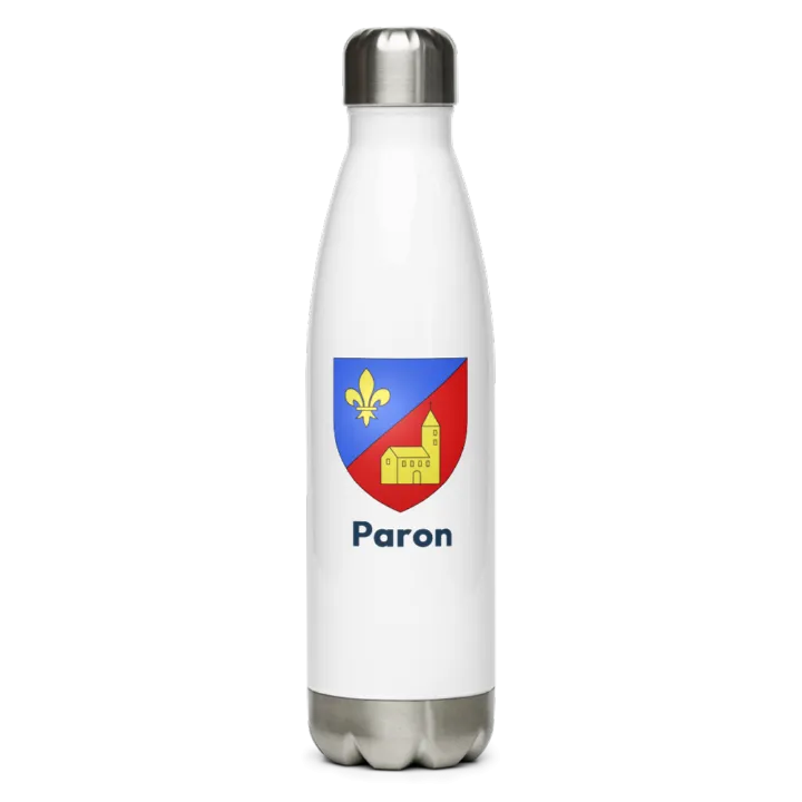 Gourde inox blason de Paron