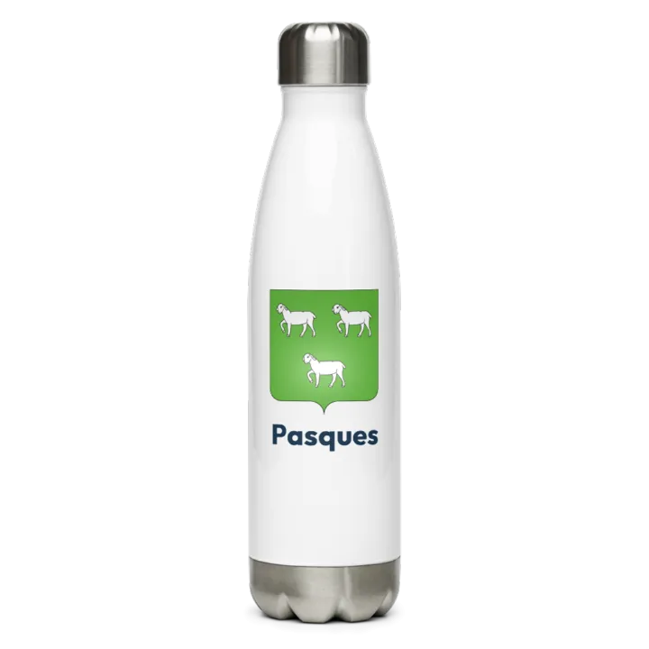 Gourde inox blason de Pasques
