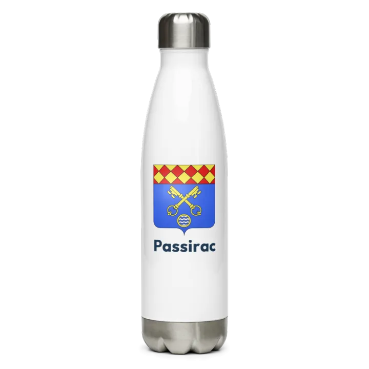 Gourde inox blason de Passirac