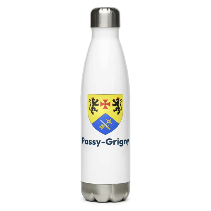 Gourde inox blason de Passy-Grigny