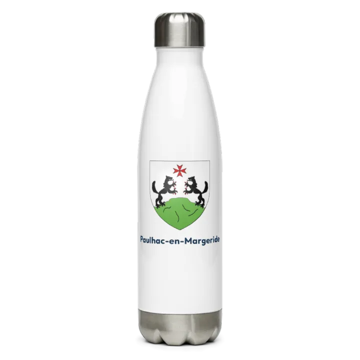 Gourde inox blason de Paulhac-en-Margeride
