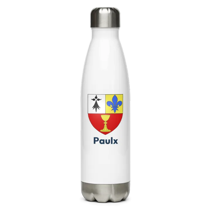 Gourde inox blason de Paulx