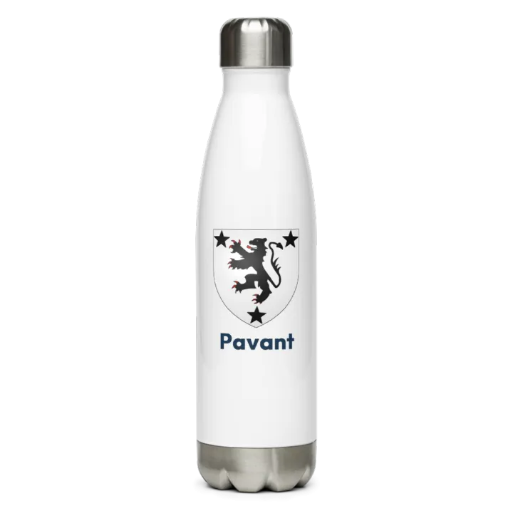 Gourde inox blason de Pavant