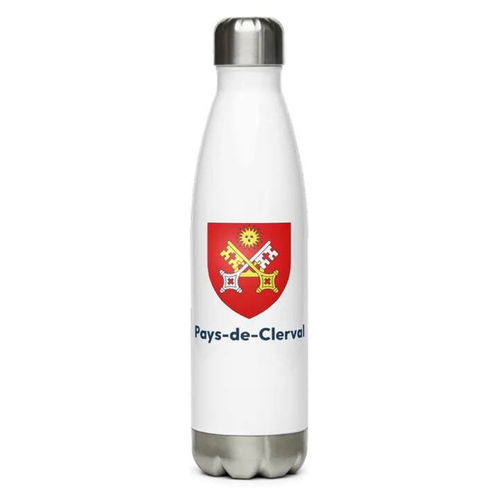 Gourde inox blason de Pays-de-Clerval