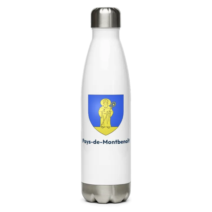 Gourde inox blason de Pays-de-Montbenoît