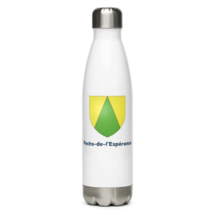 Gourde inox blason de Pechs-de-l'Espérance