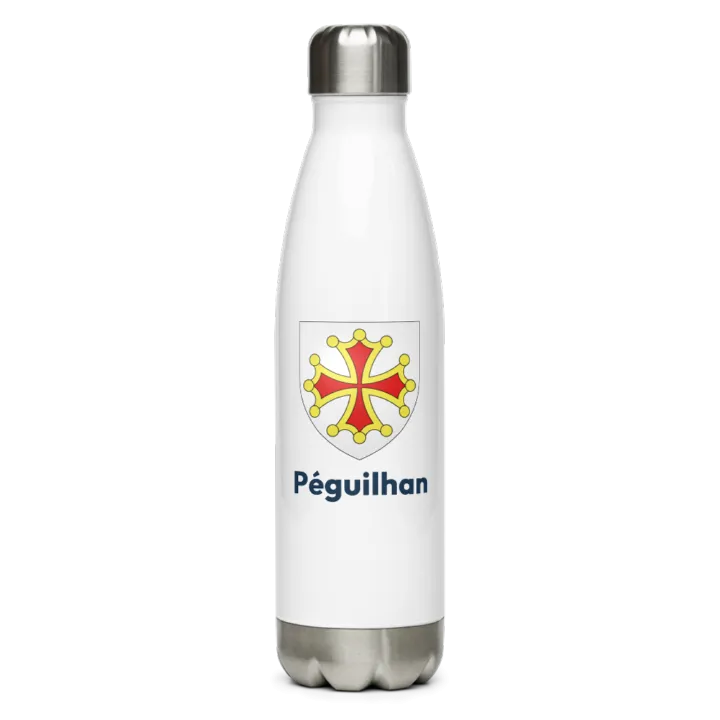 Gourde inox blason de Péguilhan