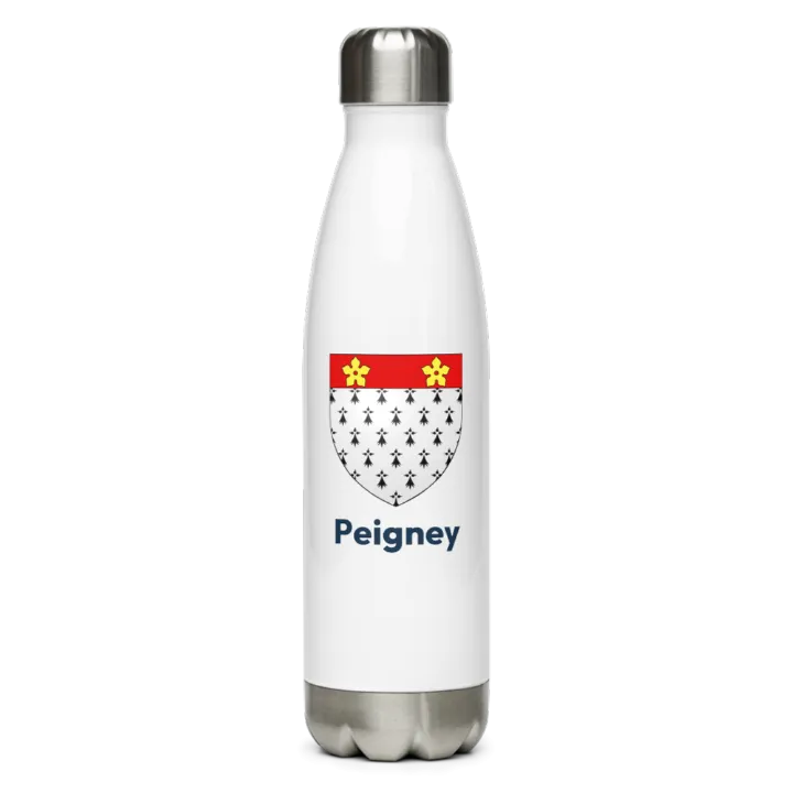 Gourde inox blason de Peigney
