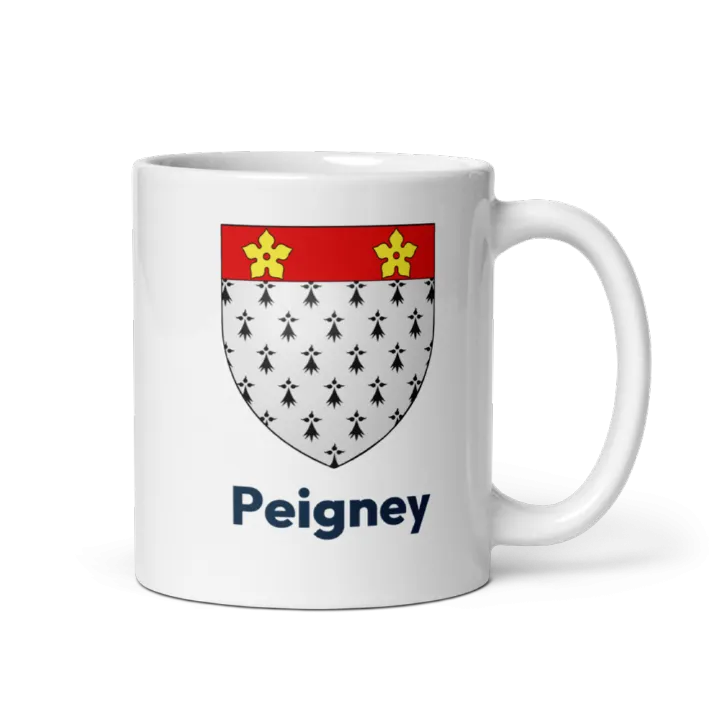 Mug blason de Peigney