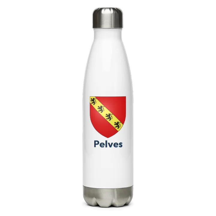 Gourde inox blason de Pelves