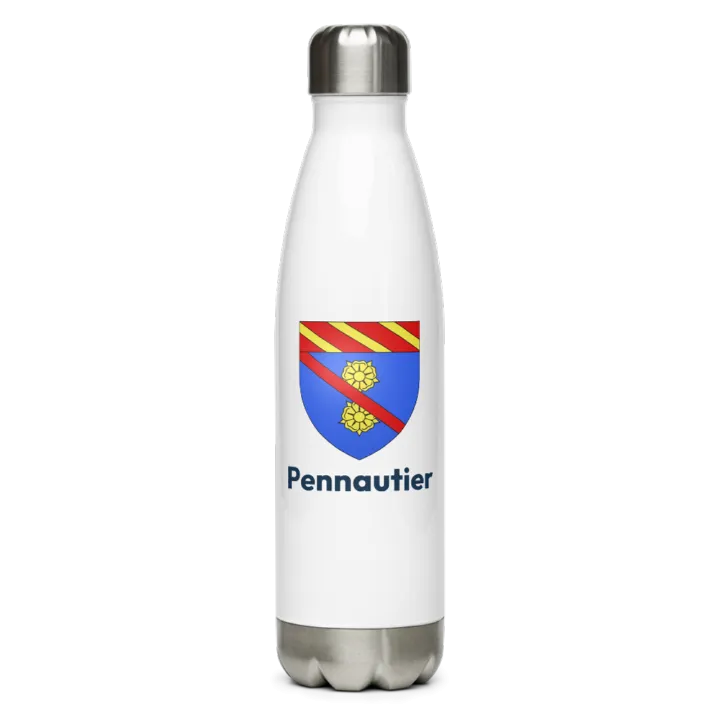 Gourde inox blason de Pennautier