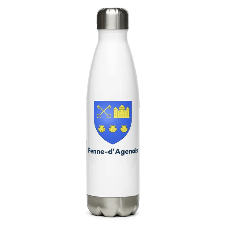 Gourde inox — blason de Penne-d'Agenais