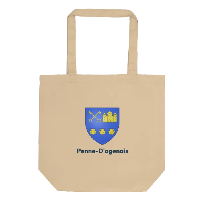 Tote bag coton bio — blason de Penne-d'Agenais