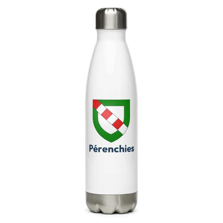Gourde inox blason de Pérenchies
