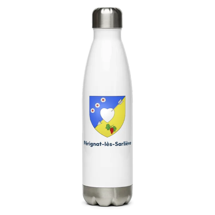 Gourde inox — blason de Pérignat-lès-Sarliève