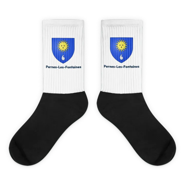 Chaussettes — blason de Pernes-les-Fontaines