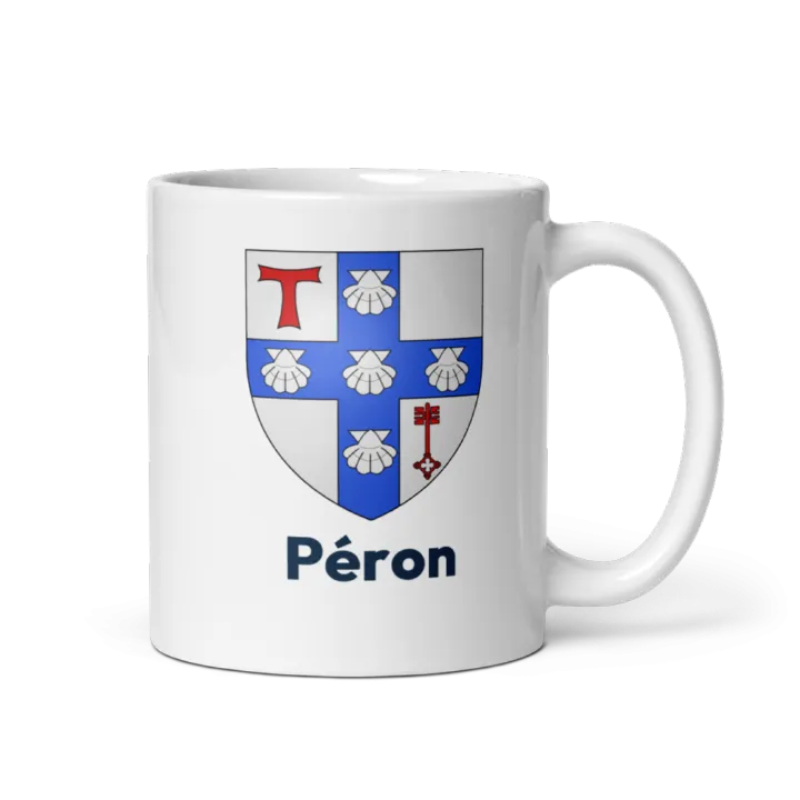 Mug blason de Péron