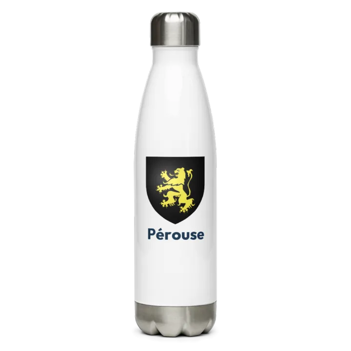 Gourde inox blason de Pérouse