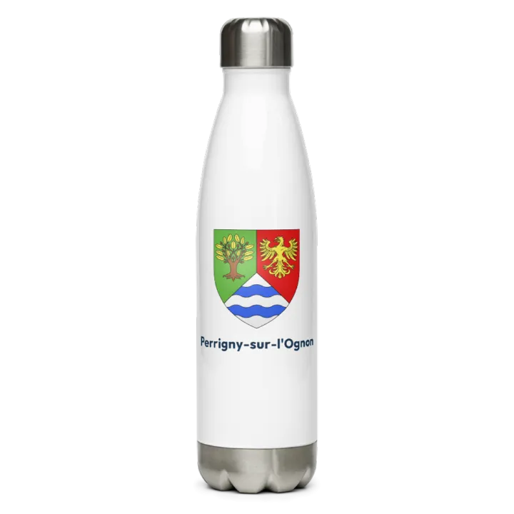 Gourde inox — blason de Perrigny-sur-l'Ognon