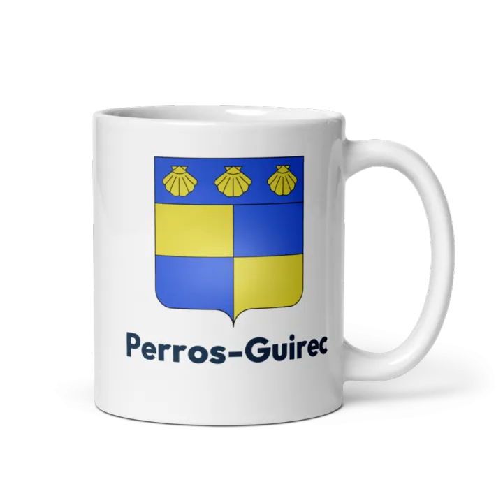 Mug blason de Perros-Guirec