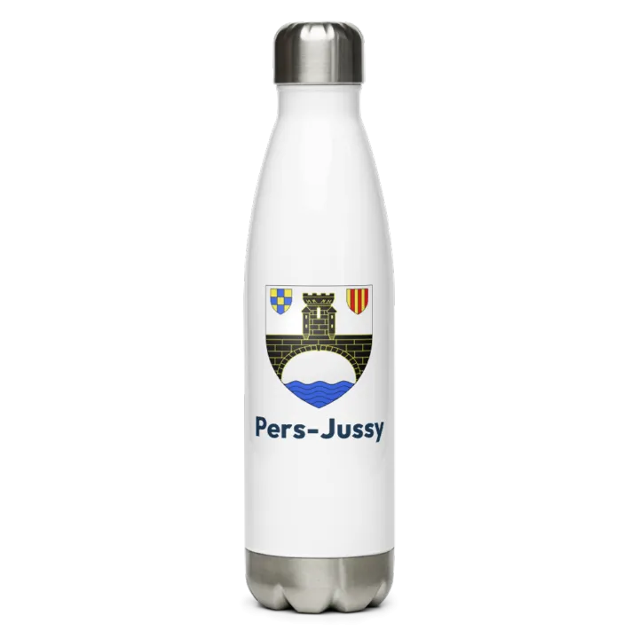Gourde inox blason de Pers-Jussy