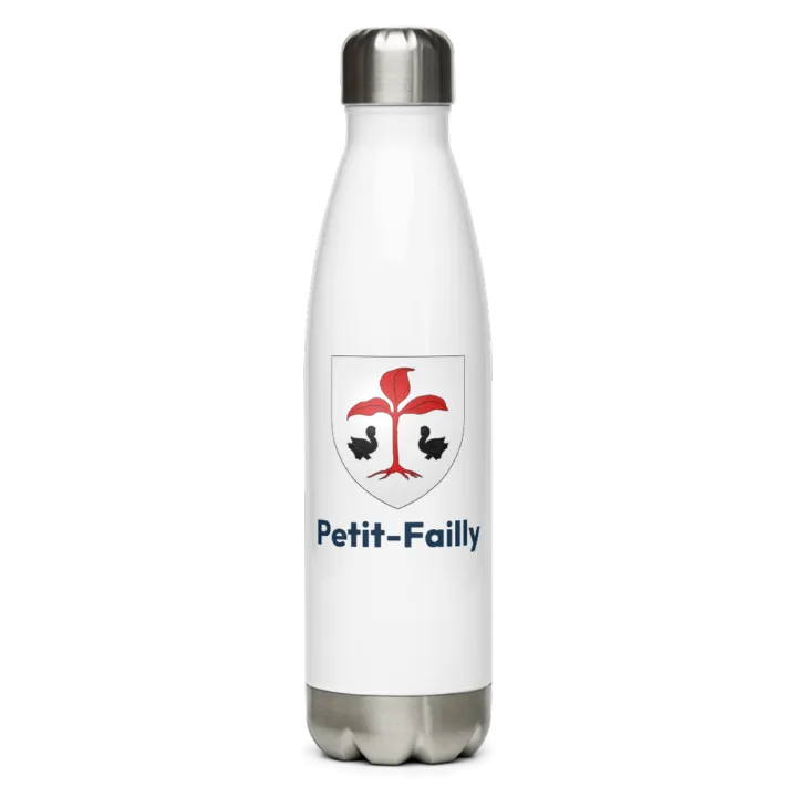 Gourde inox blason de Petit-Failly