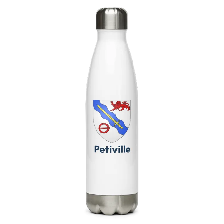 Gourde inox blason de Petiville
