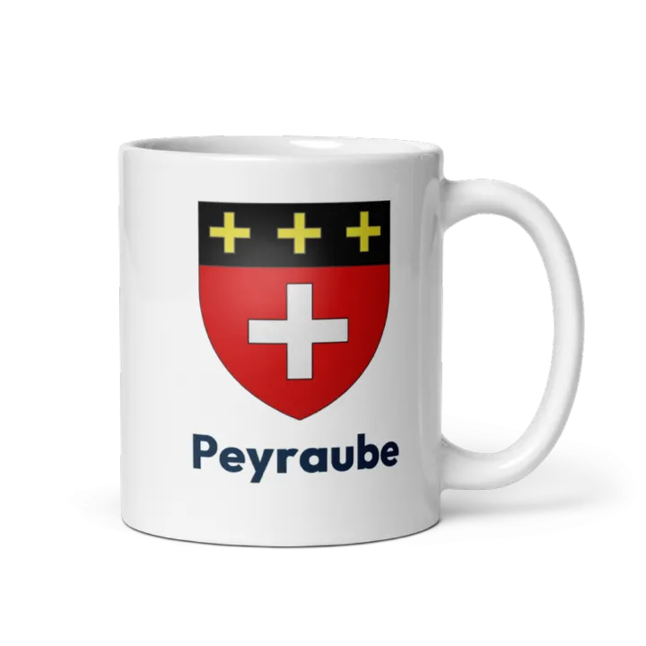 Mug blason de Peyraube