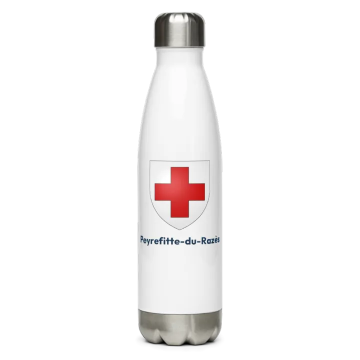 Gourde inox blason de Peyrefitte-du-Razès