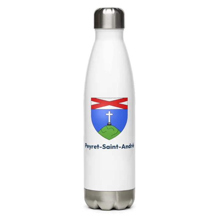 Gourde inox blason de Peyret-Saint-André