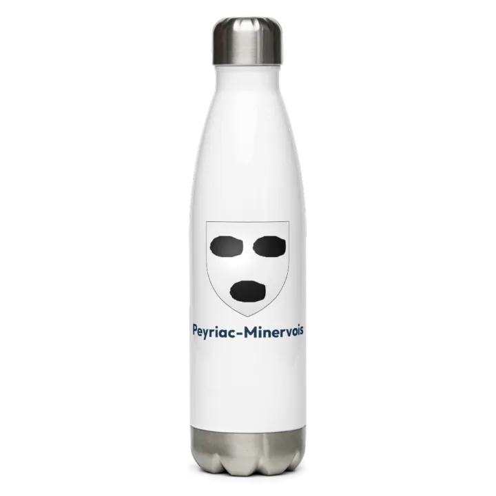 Gourde inox blason de Peyriac-Minervois